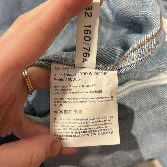 ACNE STUDIOS?VINTAGE?PATCH 1998 DENIM JACKET - Picture 5 of 7